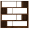 bogreol/rumdeler 105x24x102 cm brun egetræsfarve