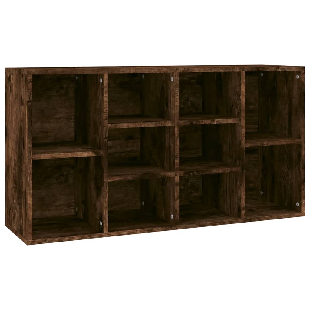 skobænk 103x30x55 cm konstrueret træ røget egetræsfarve