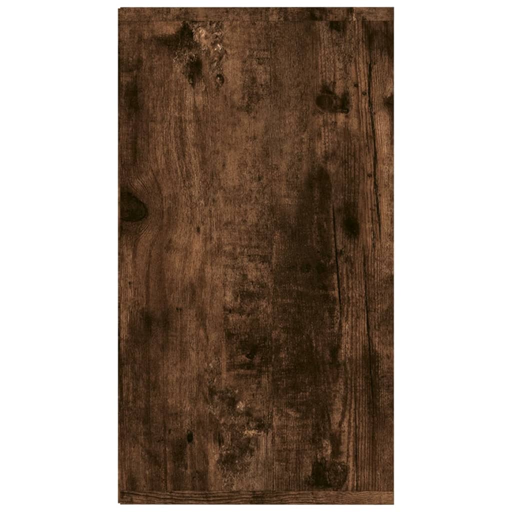 skobænk 103x30x55 cm konstrueret træ røget egetræsfarve