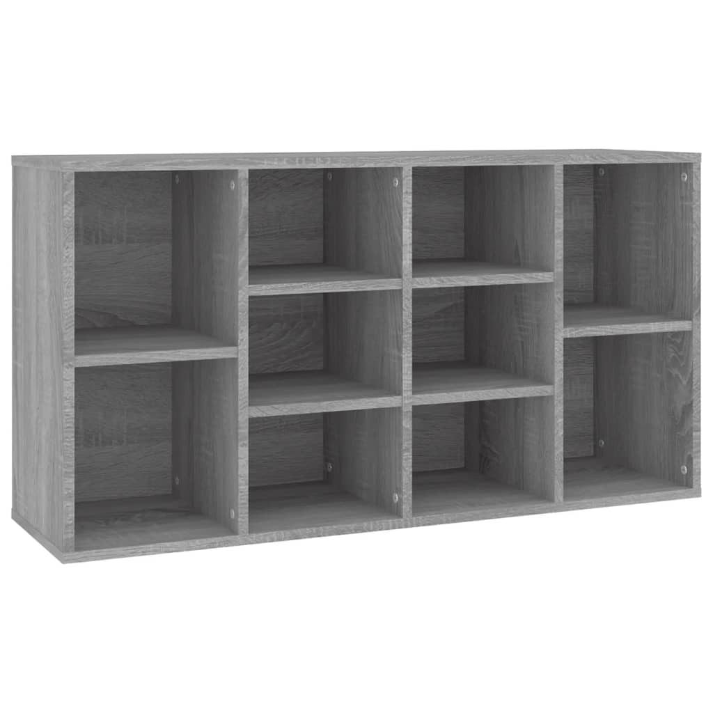 skobænk 103x30x55 cm konstrueret træ Grå sonoma-eg