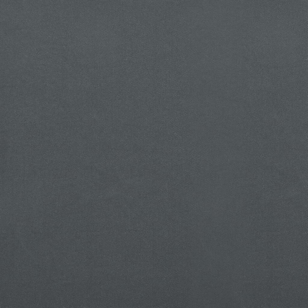 foldemarkise 4,5x3 m stof og aluminium antracitgrå