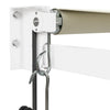 foldemarkise 3,5x2,5 m automatisk betjening cremefarvet