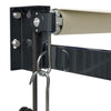 foldemarkise 3,5x2,5 m automatisk betjening cremefarvet