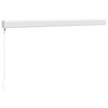 foldemarkise manuel betjening 3x2,5 m stof aluminium creme
