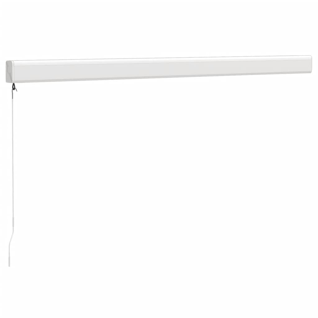 foldemarkise manuel betjening 3,5x2,5 m stof aluminium creme