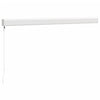 foldemarkise manuel betjening 3,5x2,5 m stof aluminium creme