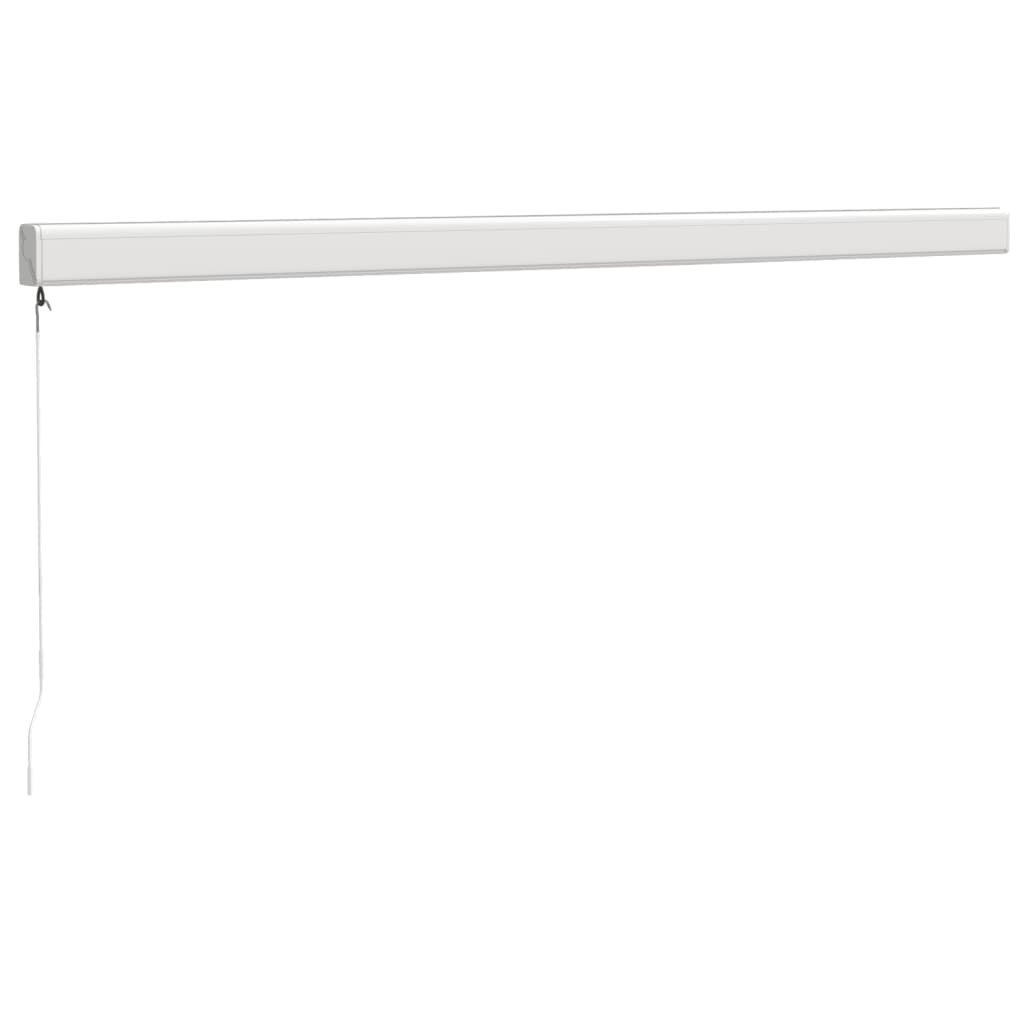 foldemarkise manuel betjening 4x3 m stof aluminium creme