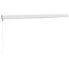 foldemarkise manuel betjening 4x3 m stof aluminium creme