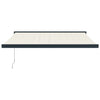 foldemarkise manuel betjening 3x2,5 m stof aluminium creme