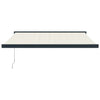 foldemarkise manuel betjening 3,5x2,5 m stof aluminium creme