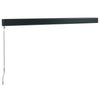 foldemarkise manuel betjening 3,5x2,5 m stof aluminium creme