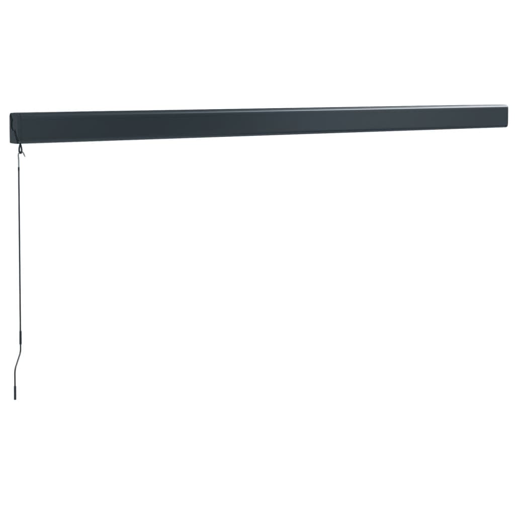 foldemarkise manuel betjening 4x3 m stof aluminium creme
