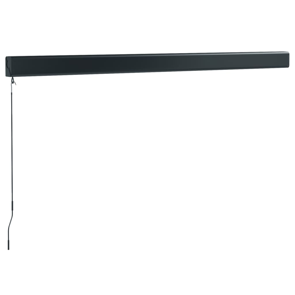 foldemarkise manuel betjening 3x2,5 m stof aluminium gul hvid