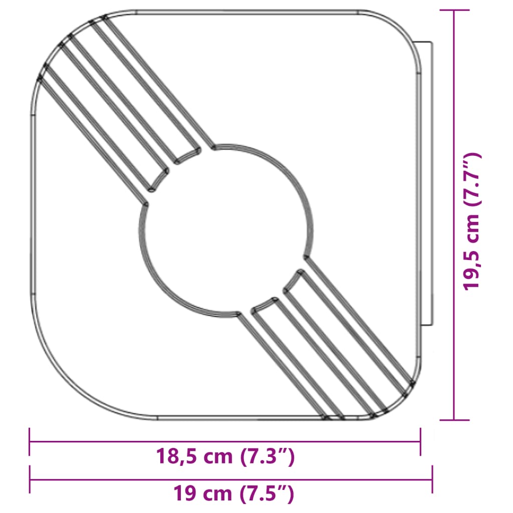 foldemarkise 3,5x2,5 m stof og aluminium antracitgrå