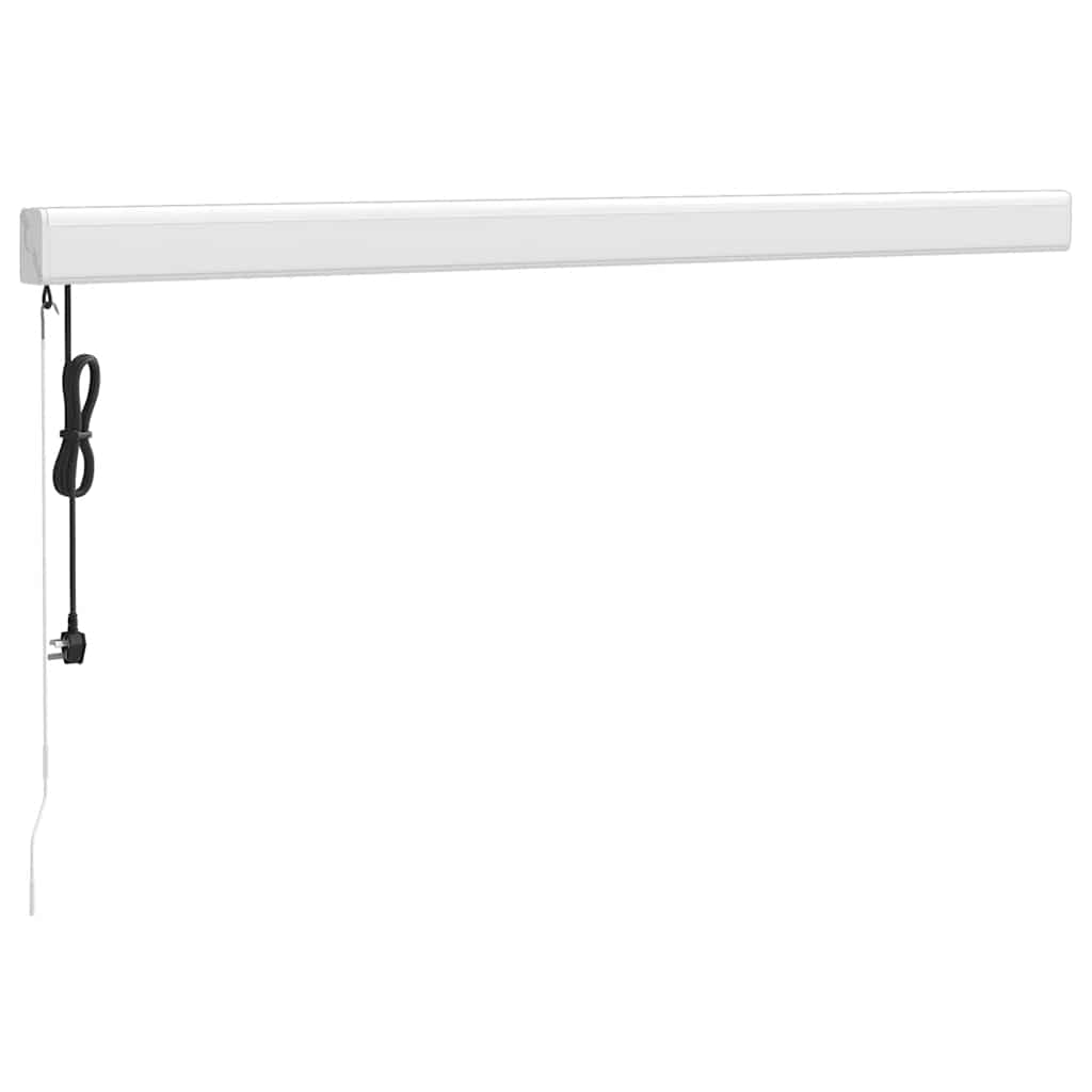 foldemarkise 3,5x2,5 m stof og aluminium gul og hvid
