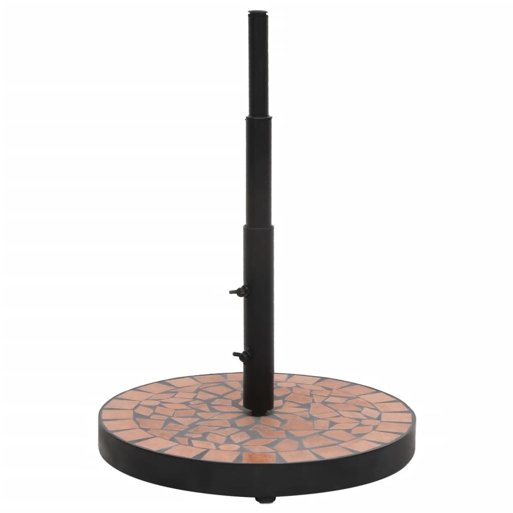 parasolfod 12 kg rund terrakotta