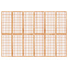 6-panels rumdeler 240x170 cm foldbar japansk stil
