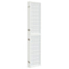 5-panels rumdeler 200x170 cm foldbar japansk stil hvid