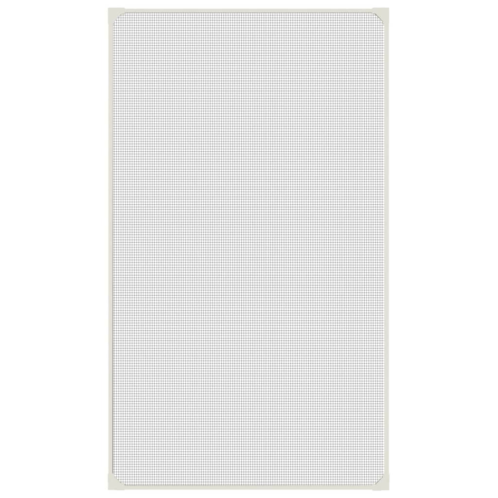 magnetisk insektnet til vinduer 80x140 cm hvid