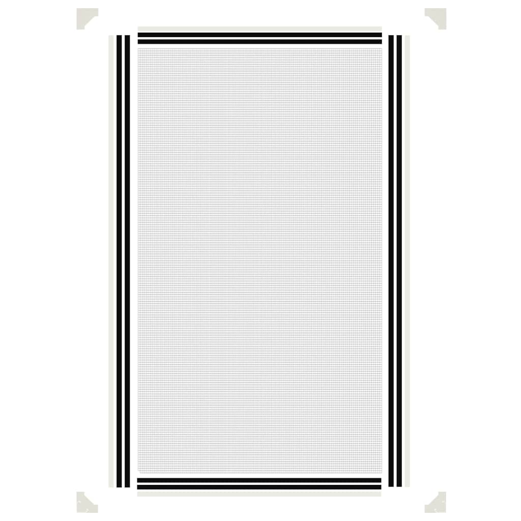 magnetisk insektnet til vinduer 80x140 cm hvid