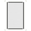 magnetisk insektnet til vinduer 80x140 cm hvid