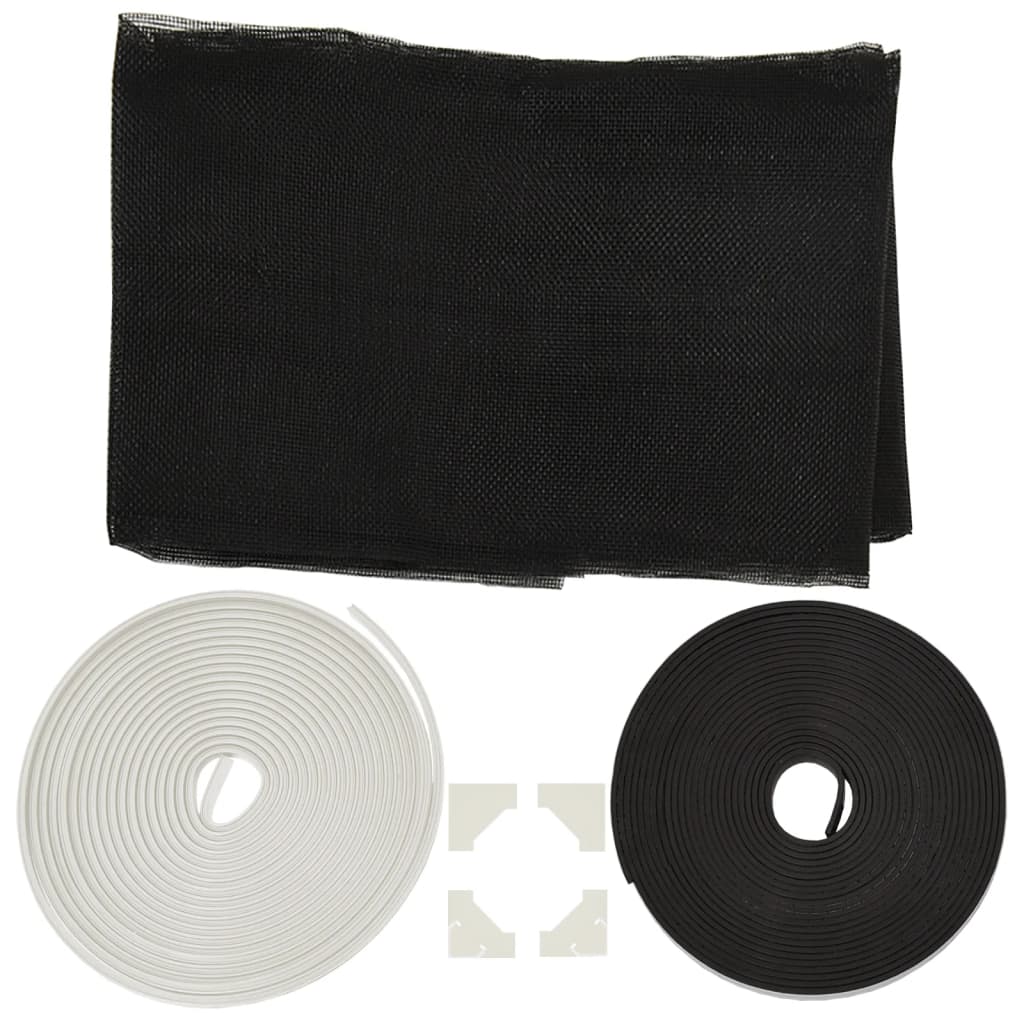 magnetisk insektnet til vinduer 120x140 cm hvid