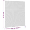 magnetisk insektnet til vinduer 120x140 cm hvid