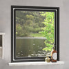 magnetisk insektnet til vinduer 120x140 cm hvid