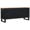 tv-bord 100x33x46 cm massivt mangotræ og konstrueret træ