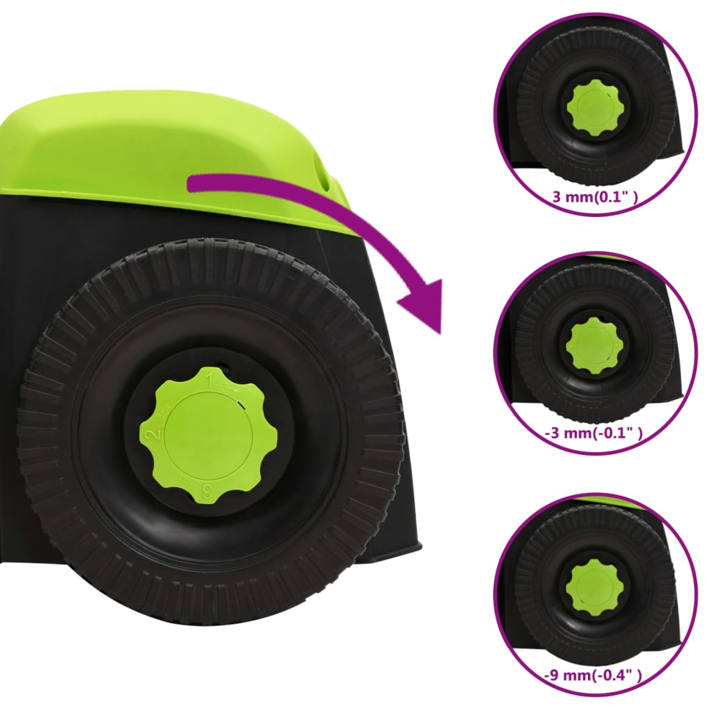 2-i-1 elektrisk plænelufter 1500 W