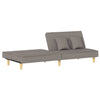 sovesofa stof gråbrun