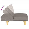 sovesofa stof gråbrun