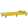 sovesofa velour gul