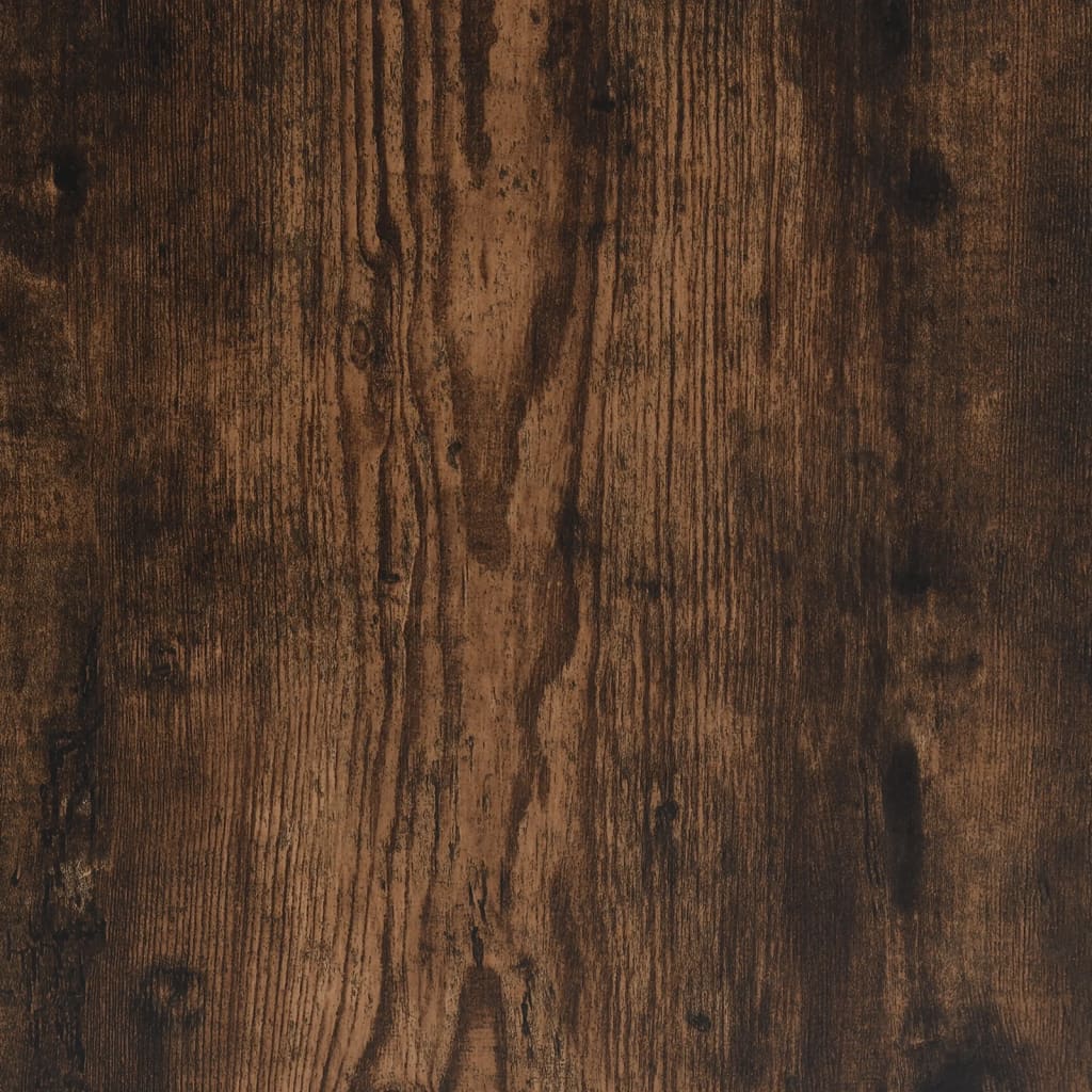 sengebord 40x35x70 cm konstrueret træ røget egetræsfarve
