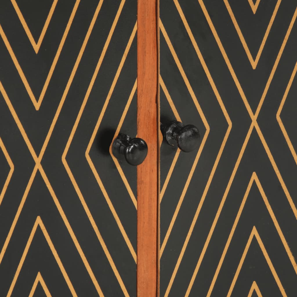 skab 60x35x74 cm massivt akacietræ