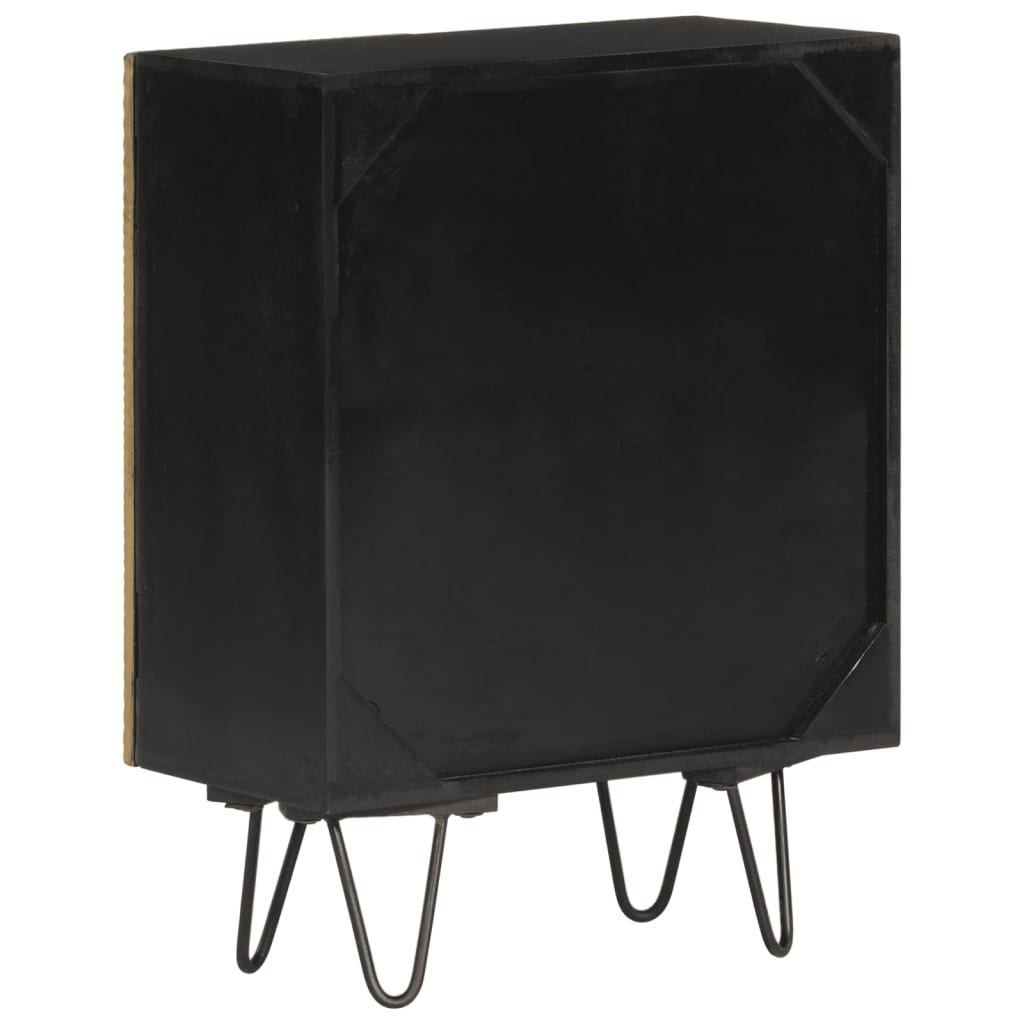 skab 55x30x75 cm massivt mangotræ