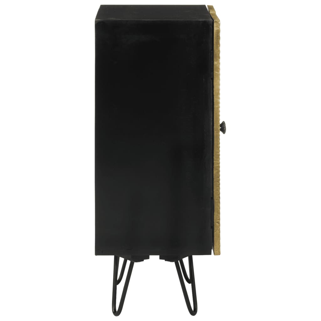 skab 55x30x75 cm massivt mangotræ