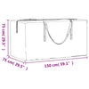 hyndeposer 2 stk. 150x75x75 cm polyethylen sort