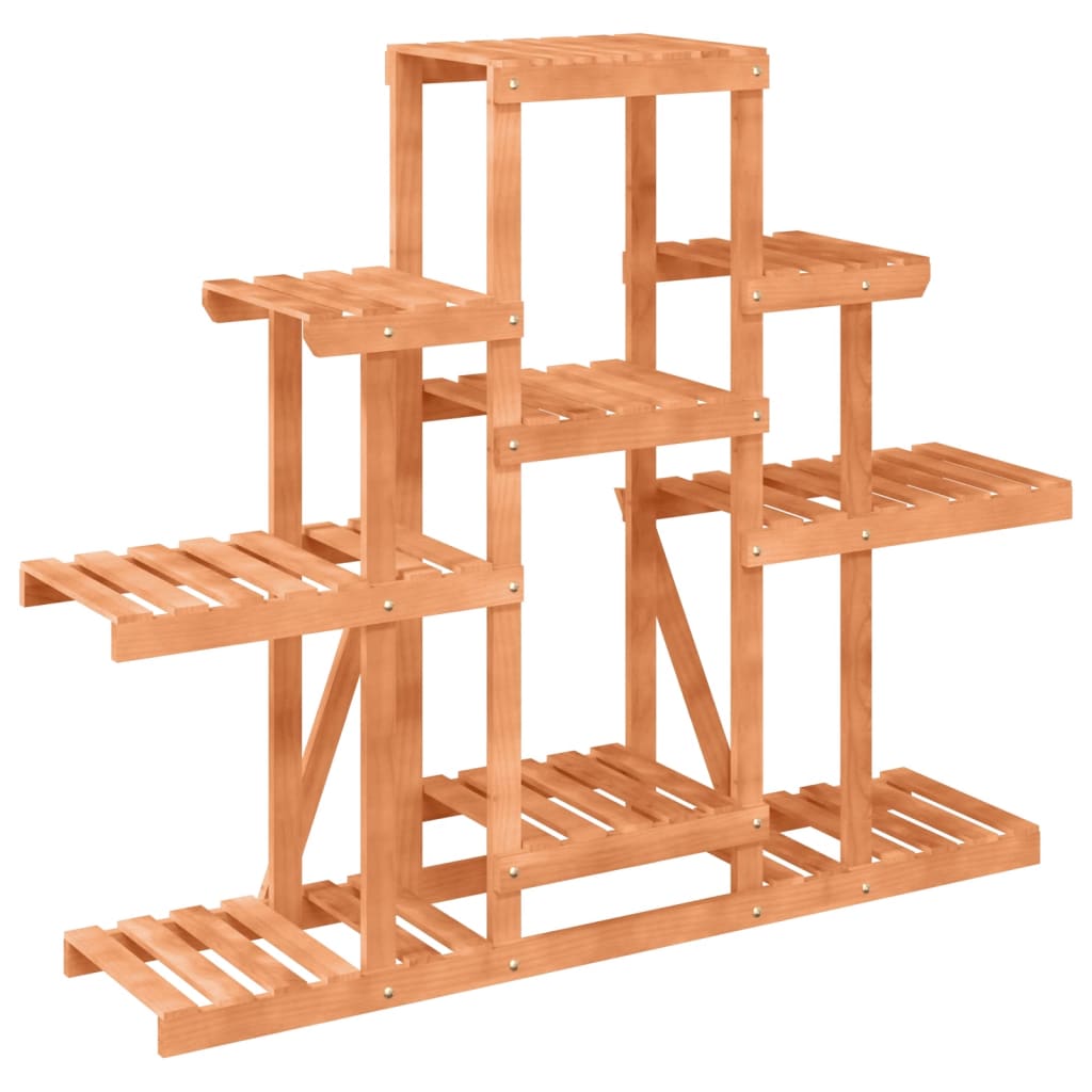 blomsterstativ 110x25x98 cm massivt fyrretræ