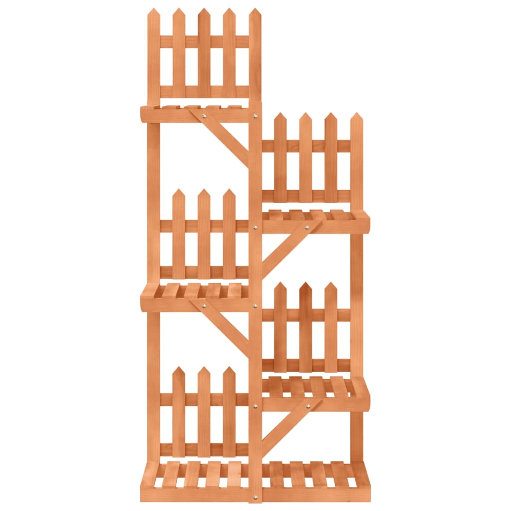 blomsterstativ 60x25x130 cm massivt fyrretræ