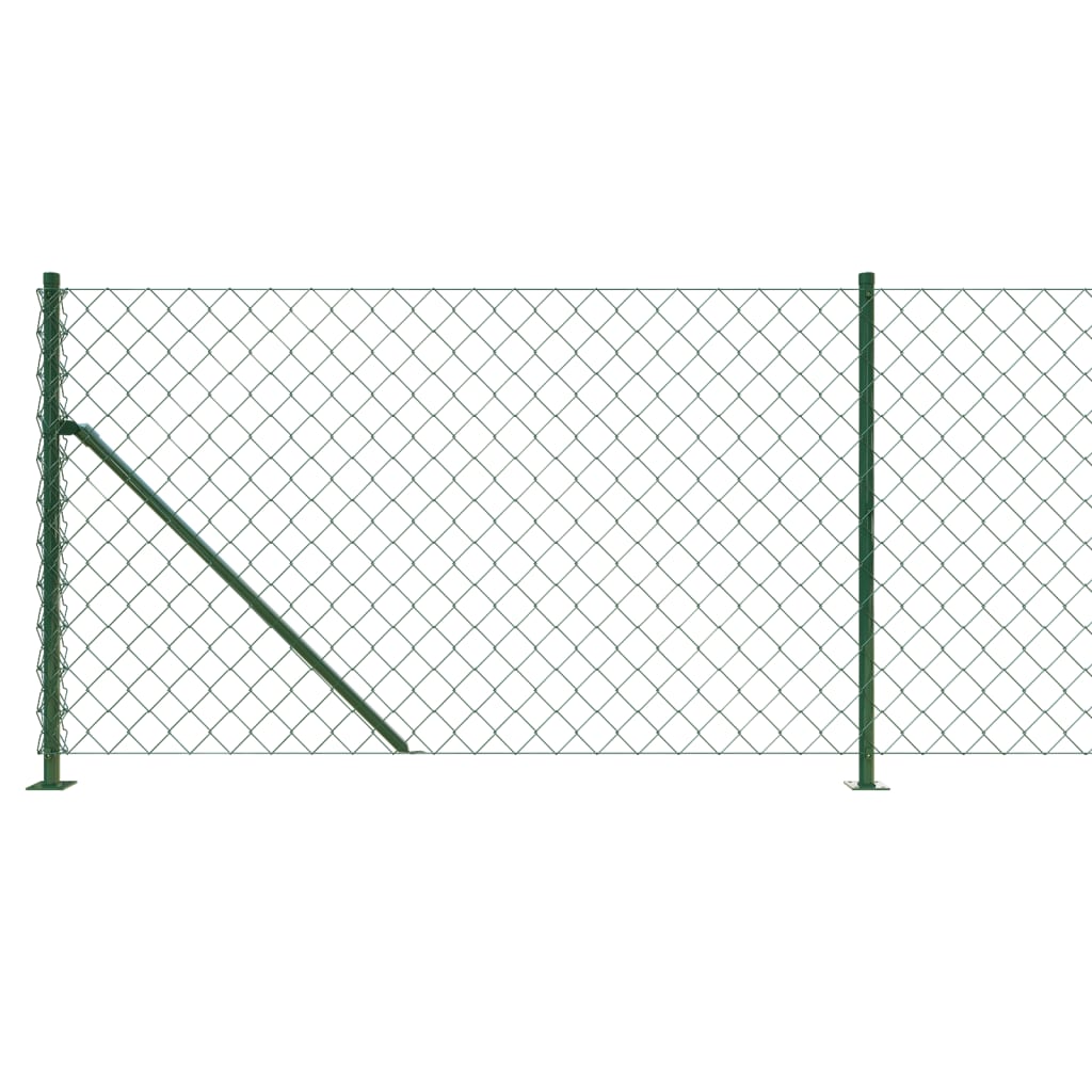 trådhegn med flange 1,1x10 m grøn