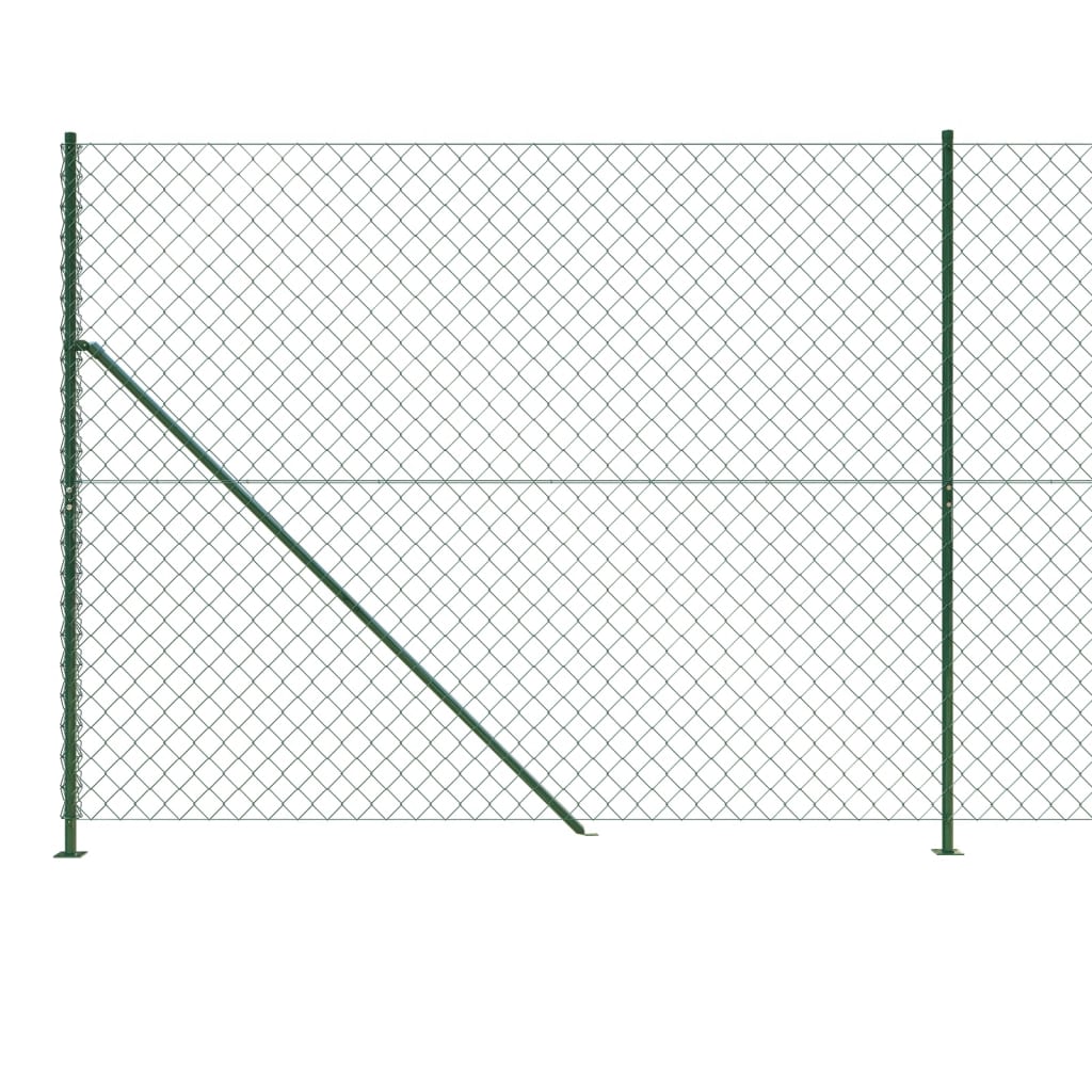 trådhegn med flange 1,6x10 m grøn