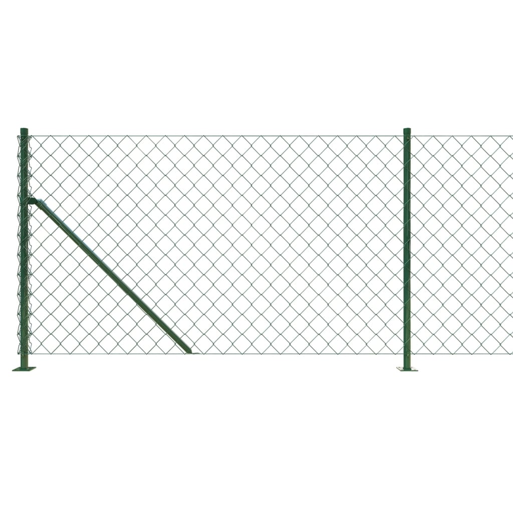 trådhegn med flange 0,8x25 m grøn