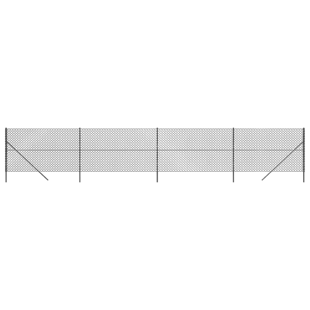 trådhegn 1,6x10 m antracitgrå