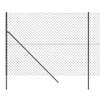 trådhegn 1,6x10 m antracitgrå