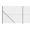 trådhegn med flange 1,8x25 m antracitgrå