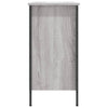 skoskab 100x35x70 cm konstrueret træ grå sonoma-eg