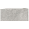 tv-skab med LED-lys 90x35x15,5 cm betongrå