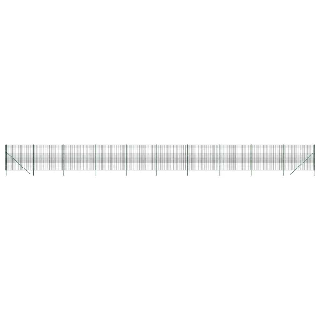 trådhegn 1,6x25 m galvaniseret stål grøn
