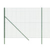 trådhegn 1,6x25 m galvaniseret stål grøn